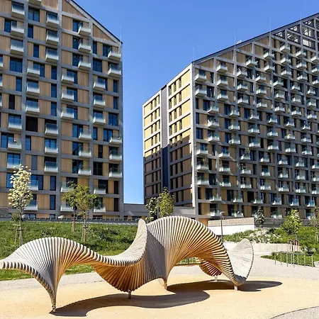 River View Design Apartment, 14th Floor, Citycenter, Ac, Parking شقة *